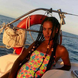 NWT Frankies Bikinis Free People Stella One Piece Swimsuit  size L